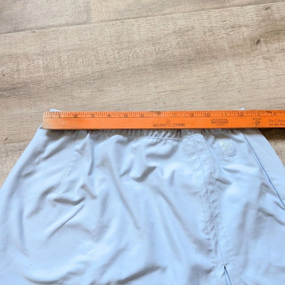 Vintage Nike Tennis Skirt Womens Medium M 8-10 Light Blue Athletic Slit - Picture 4 of 7